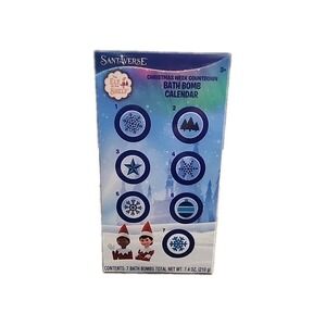 Elf On A Shelf Chrismas Week Countdown Bath Bomb Calender Brand New Sealed